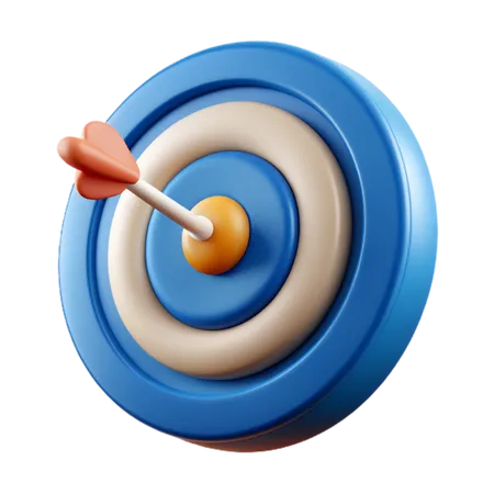 Focus target  3D Icon