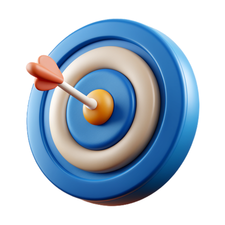 Focus target  3D Icon