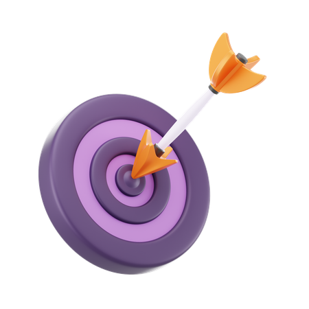 Focus Target  3D Icon