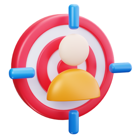 Concentrer l'utilisateur  3D Icon