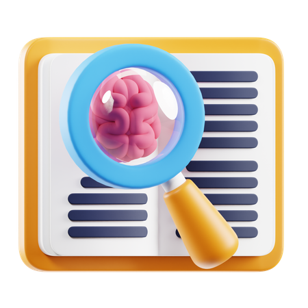 Focused Reading  3D Icon