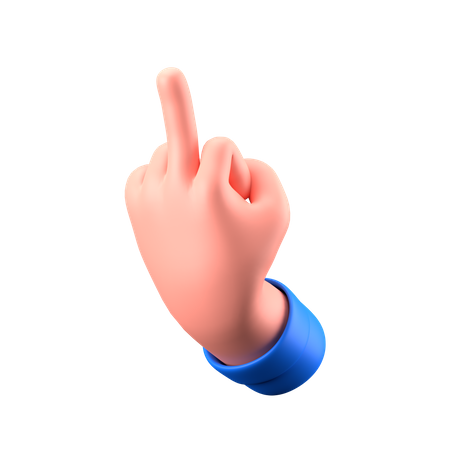 Foda-se o gesto com a mão  3D Icon