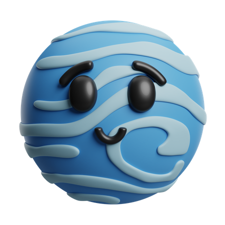 Fofo Netuno  3D Icon