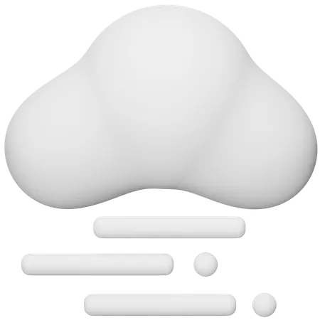 Fog  3D Icon