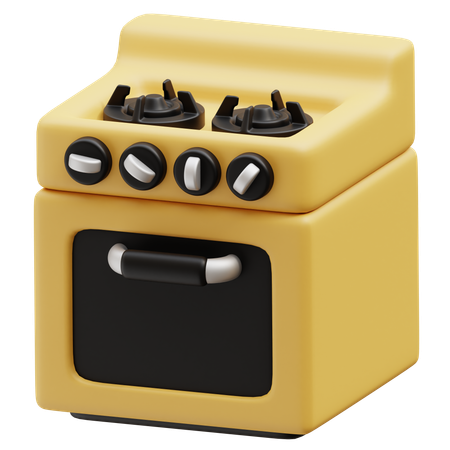 Fogão  3D Icon