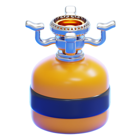 Fogão a gás portátil  3D Icon