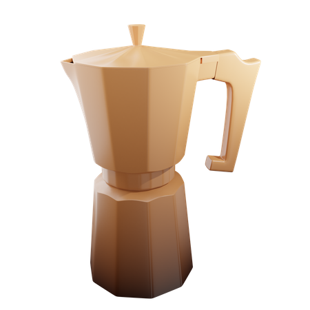 Fogão expresso  3D Illustration