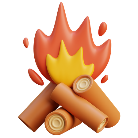 Hoguera  3D Icon