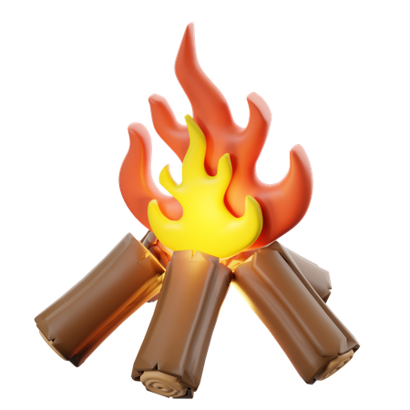 Fogata junina  3D Icon