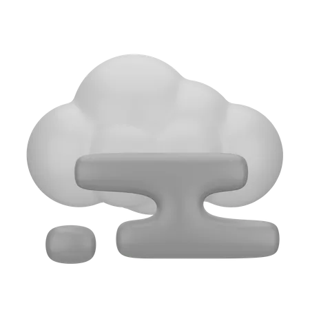 Foggy  3D Icon