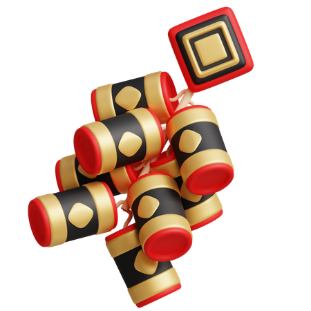 Foguete  3D Icon