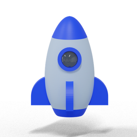 Foguete  3D Icon