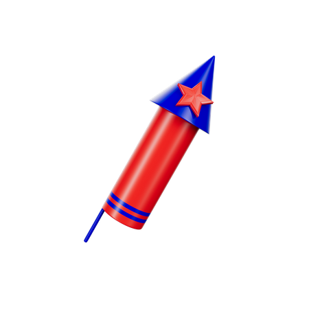 Foguete  3D Icon