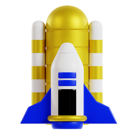 Foguete  3D Icon