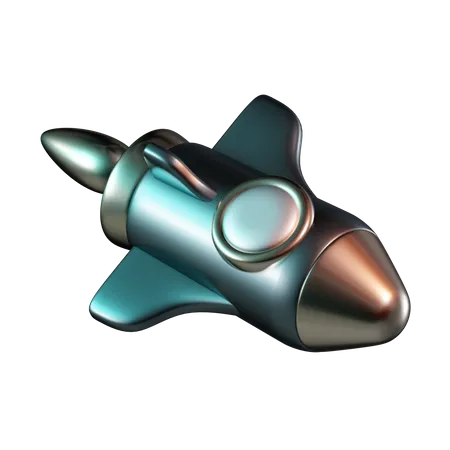 Foguete  3D Icon