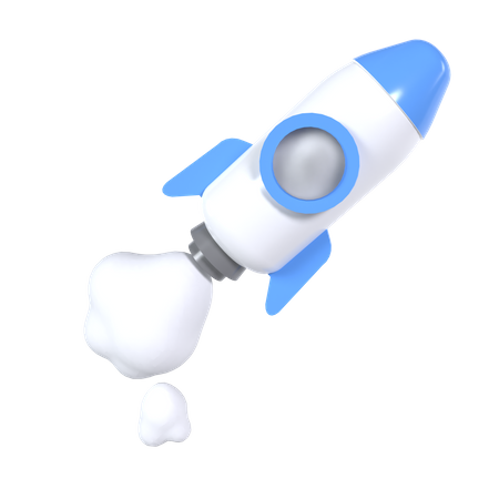 Foguete de inicialização  3D Icon