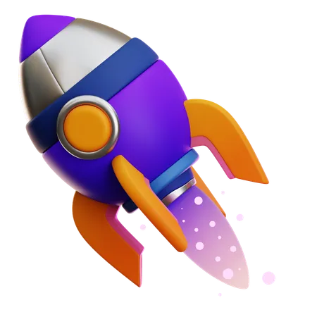 Nave espacial foguete  3D Icon