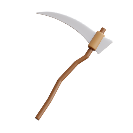 Foice ceifeira de halloween  3D Icon