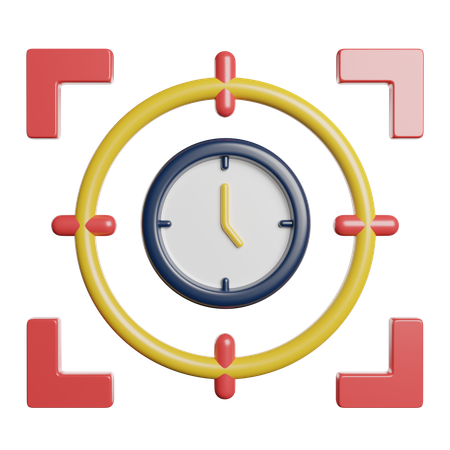 Fokuszeit  3D Icon