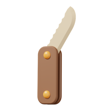 Fold Knife  3D Icon
