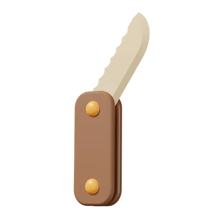 Fold Knife  3D Icon