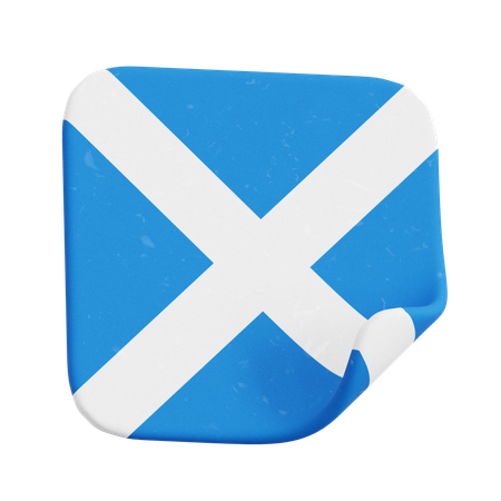 Folded Flag  3D Icon