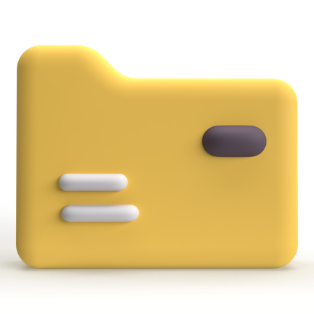 폴더  3D Icon