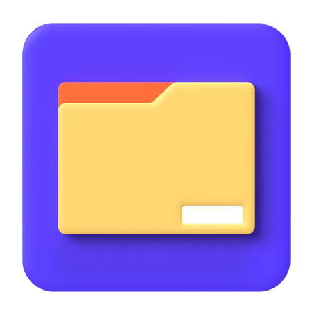 폴더  3D Icon