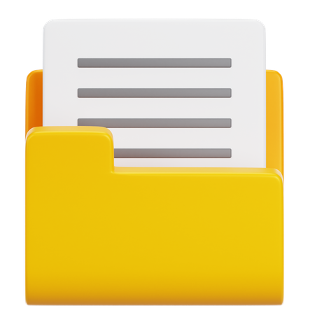 Folder  3D Icon