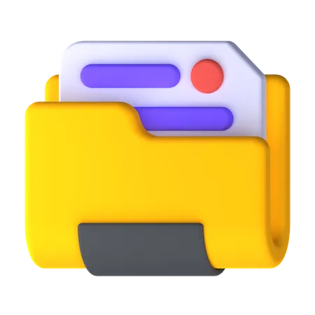 Folder  3D Icon