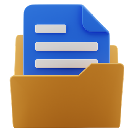 Folder  3D Icon