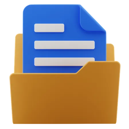 Folder  3D Icon