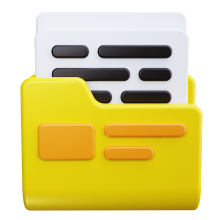 Folder  3D Icon