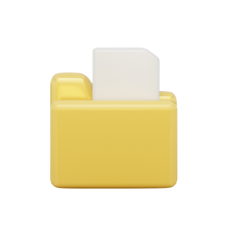 Folder  3D Icon