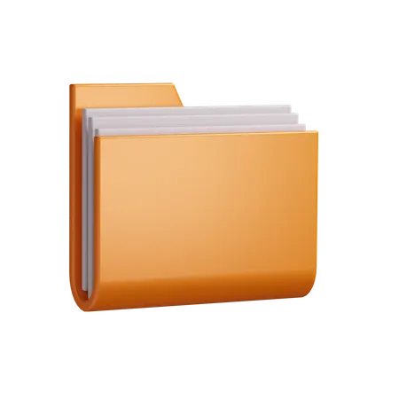 Folder  3D Illustration