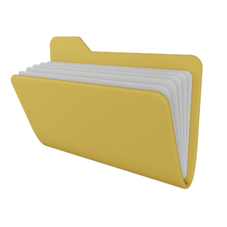 Folder  3D Illustration