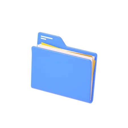 Folder  3D Illustration