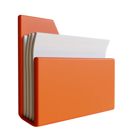 Folder  3D Illustration