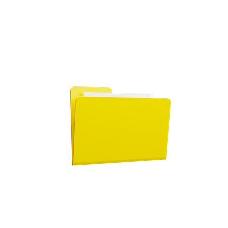 Folder  3D Illustration