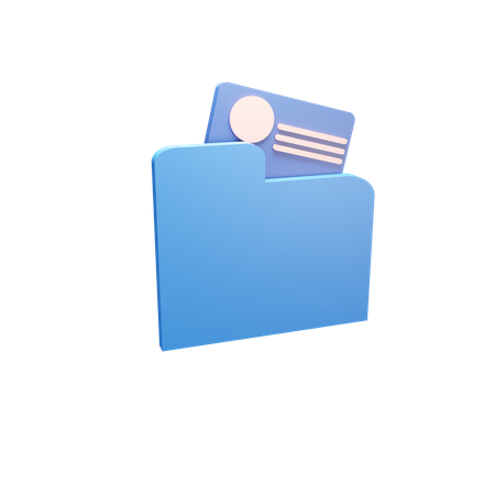 Folder 3D Illustration