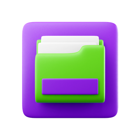Folder 3D Icon