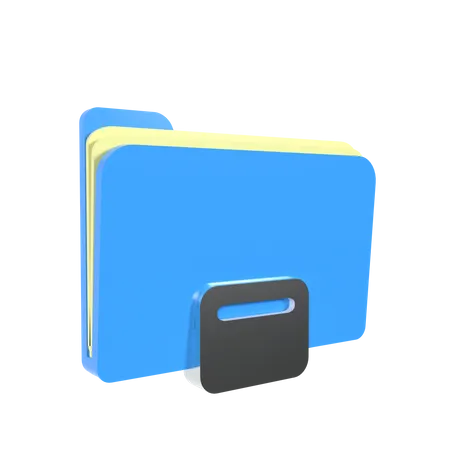 Transform Your Digital Organization With Our Sleek 3 D Folder Icon The Perfect Way To Add A Touch Of Professionalism And Style To Your Files And Folders 3D Icon