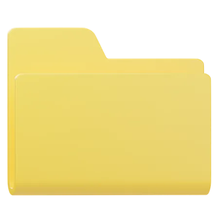 Folder 3 D Illustration 3D Icon