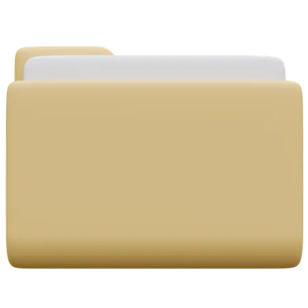Folder User Interface 3 D Illustration 3D Icon