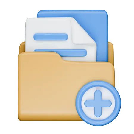 Folder Add  3D Icon