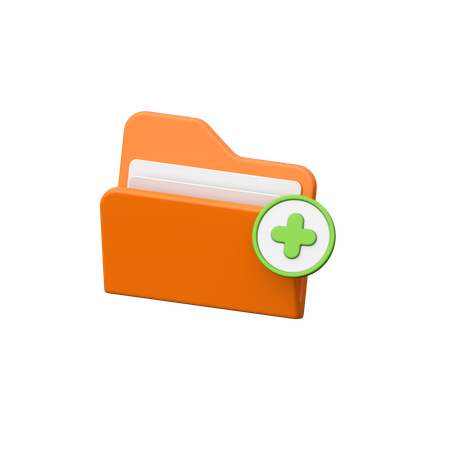 Folder Add  3D Icon