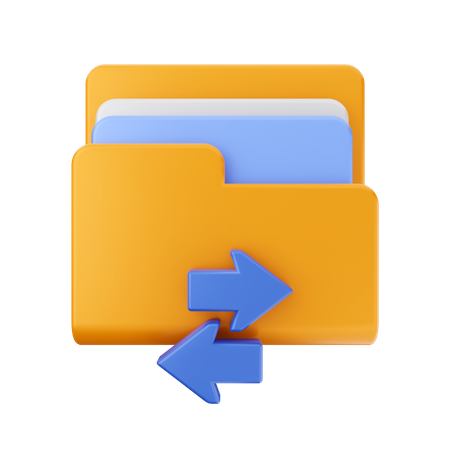 Folder arrow  3D Icon