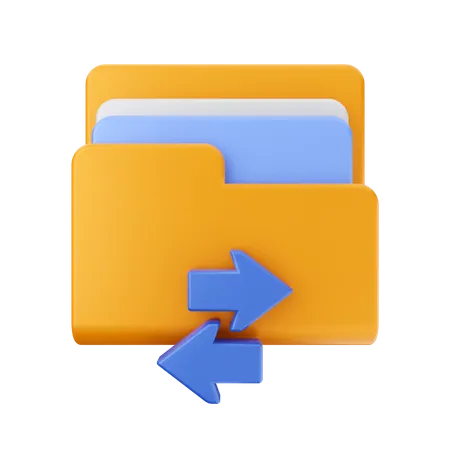 Folder arrow  3D Icon