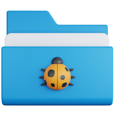 Folder Bug  3D Icon