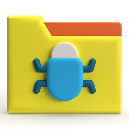 Folder Bug  3D Icon